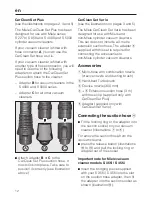 Preview for 12 page of Miele CarClean Set Plus Operating Instructions Manual