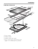 Preview for 43 page of Miele CERAMIC COOKTOP WITH INDUCTION KM 5758 Operating And Installation Instructions