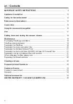 Preview for 4 page of Miele Classic C1 Exclusive PowerLine Operating Instructions Manual