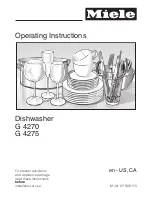 Preview for 1 page of Miele Classic G 4270 SCVi Operating Instructions Manual