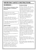 Preview for 4 page of Miele Classic G 4270 SCVi Operating Instructions Manual