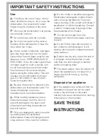 Preview for 6 page of Miele Classic G 4270 SCVi Operating Instructions Manual