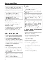 Preview for 42 page of Miele Classic G 4270 SCVi Operating Instructions Manual