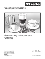 Preview for 1 page of Miele CM 5000 Operating Instructions Manual