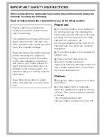 Preview for 4 page of Miele CM 5000 Operating Instructions Manual