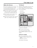 Preview for 11 page of Miele CM 5000 Operating Instructions Manual