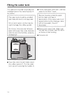 Preview for 14 page of Miele CM 5000 Operating Instructions Manual