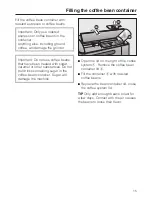 Preview for 15 page of Miele CM 5000 Operating Instructions Manual