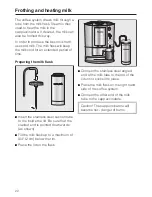 Preview for 22 page of Miele CM 5000 Operating Instructions Manual