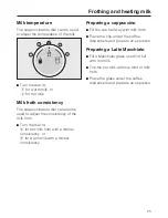 Preview for 25 page of Miele CM 5000 Operating Instructions Manual