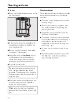 Preview for 50 page of Miele CM 5000 Operating Instructions Manual