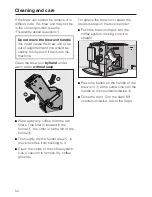 Preview for 52 page of Miele CM 5000 Operating Instructions Manual