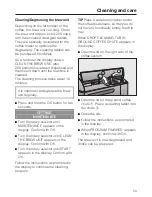 Preview for 53 page of Miele CM 5000 Operating Instructions Manual