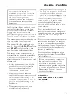 Preview for 71 page of Miele CM 5000 Operating Instructions Manual