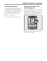 Preview for 19 page of Miele CM 5100 Operating Instructions Manual