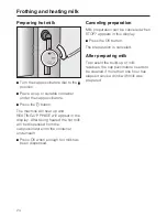 Preview for 24 page of Miele CM 5100 Operating Instructions Manual