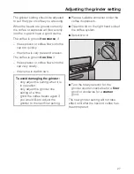 Preview for 27 page of Miele CM 5100 Operating Instructions Manual