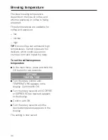 Preview for 30 page of Miele CM 5100 Operating Instructions Manual