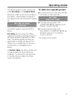 Preview for 41 page of Miele CM 5100 Operating Instructions Manual