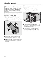 Preview for 52 page of Miele CM 5100 Operating Instructions Manual