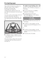 Preview for 20 page of Miele CM 5200 Operating Instructions Manual