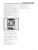 Preview for 29 page of Miele CM 5200 Operating Instructions Manual