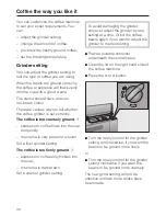 Preview for 30 page of Miele CM 5200 Operating Instructions Manual