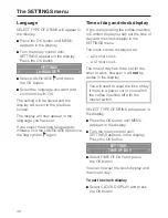 Preview for 40 page of Miele CM 5200 Operating Instructions Manual