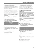 Preview for 45 page of Miele CM 5200 Operating Instructions Manual