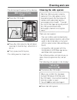 Preview for 51 page of Miele CM 5200 Operating Instructions Manual