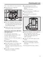 Preview for 53 page of Miele CM 5200 Operating Instructions Manual