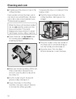 Preview for 58 page of Miele CM 5200 Operating Instructions Manual