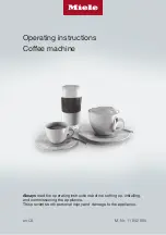 Miele CM 5310, CM 5410, CM 5510, CM 5710 Operating Instructions Manual preview