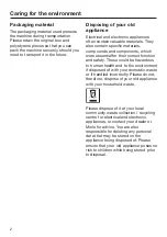 Preview for 2 page of Miele CM 5310 Series Operating Instructions Manual