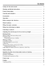 Preview for 3 page of Miele CM 5310 Series Operating Instructions Manual