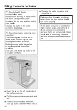 Preview for 22 page of Miele CM 5310 Series Operating Instructions Manual