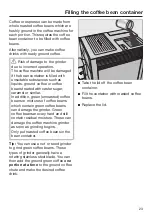 Preview for 23 page of Miele CM 5310 Series Operating Instructions Manual