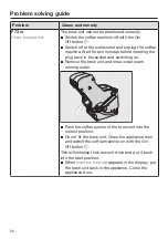 Preview for 56 page of Miele CM 5310 Series Operating Instructions Manual