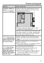 Preview for 59 page of Miele CM 5310 Series Operating Instructions Manual