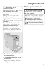 Preview for 23 page of Miele CM 5310 Operating Instructions Manual