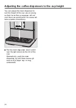 Preview for 26 page of Miele CM 5310 Operating Instructions Manual