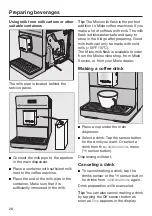 Preview for 28 page of Miele CM 5310 Operating Instructions Manual