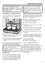 Preview for 29 page of Miele CM 5310 Operating Instructions Manual