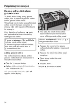 Preview for 30 page of Miele CM 5310 Operating Instructions Manual