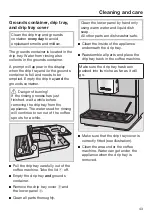 Preview for 43 page of Miele CM 5310 Operating Instructions Manual