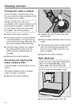 Preview for 44 page of Miele CM 5310 Operating Instructions Manual