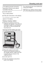 Preview for 49 page of Miele CM 5310 Operating Instructions Manual