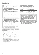 Preview for 70 page of Miele CM 5310 Operating Instructions Manual