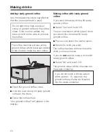 Preview for 24 page of Miele CM 6100 Operating Instructions Manual