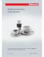 Miele CM 6110 Operating Instructions Manual preview